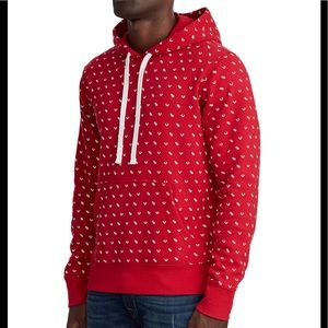 mens monogram tr pullover hoodie